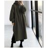 Fleece Lined Long Hoodies Women Autumn Winter Fashion Casual Solid Loose Long Sleeve Hood Pullover Tops Y2K Female Sweatshirts