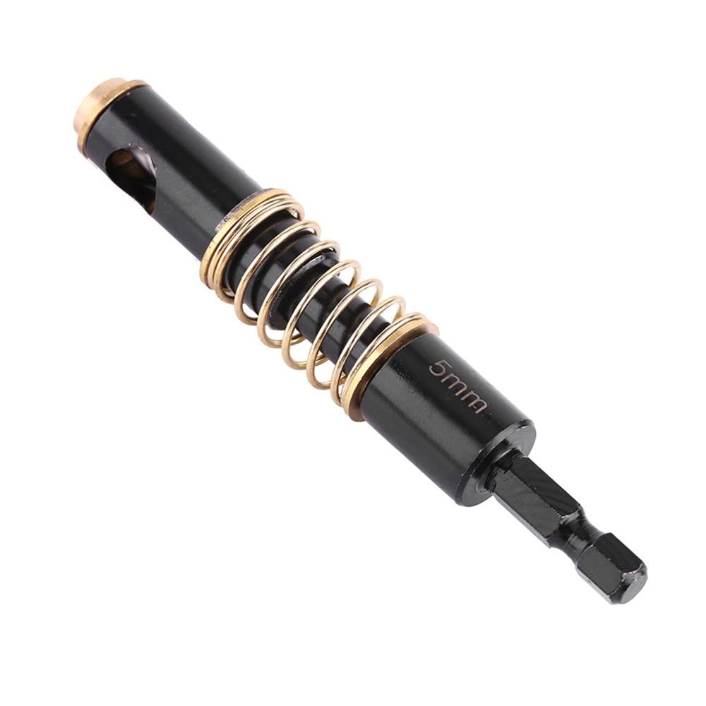 5mm Diameter Hinge Drill Bit Spring-Loaded Guide Woodworking Drill Bit For Door Hinge Installation