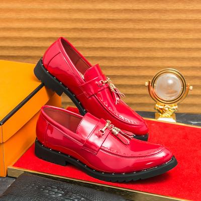 Modische Slipper Herren PU Casual Vielseitig Hochwertig Formelle Schuhe Herren Gesellschaftsschuhe Größe 38-46 Herrenschuhe