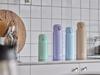 Thermos Water Bottle Vacuum Insulated Travel Mug 500ml Mist Beige Detachable Drinking Spout Easy Clean Lightweight Type One-Touch Open Stainless MSBE