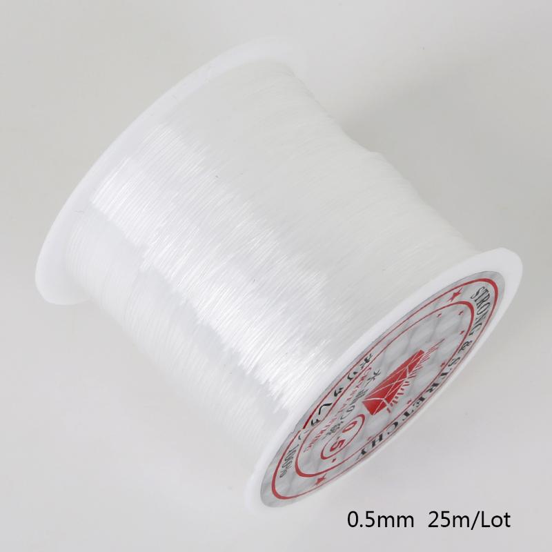 

Прозрачный шнур для браслетов для изготовления ювелирных изделий и изготовления браслетов и ожерелий, для швейной нити