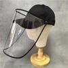Bucket hat women's Korean tide with mask winter black hat women's dust-proof sun-proof wind-proof droplet-proof hat