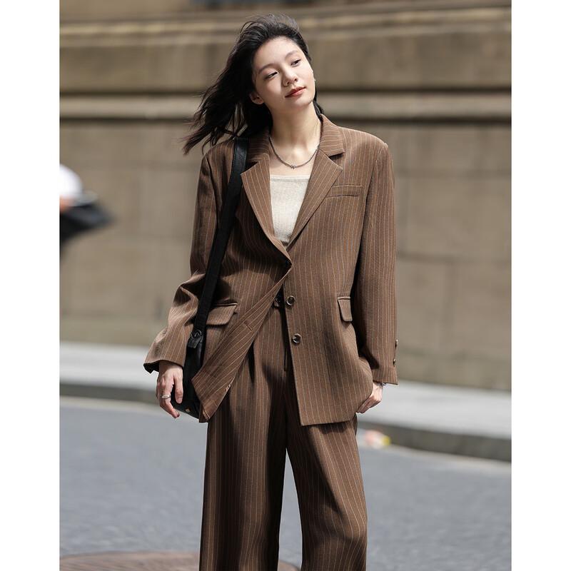 Demana Women's Retro Striped Suit Set
