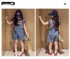 Girls' Trendy Summer Denim Overalls - Korean Style Thin Casual Shorts