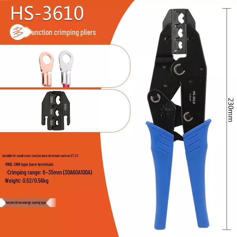 Belton HS-3610 Ratchet Terminal Crimping Pliers