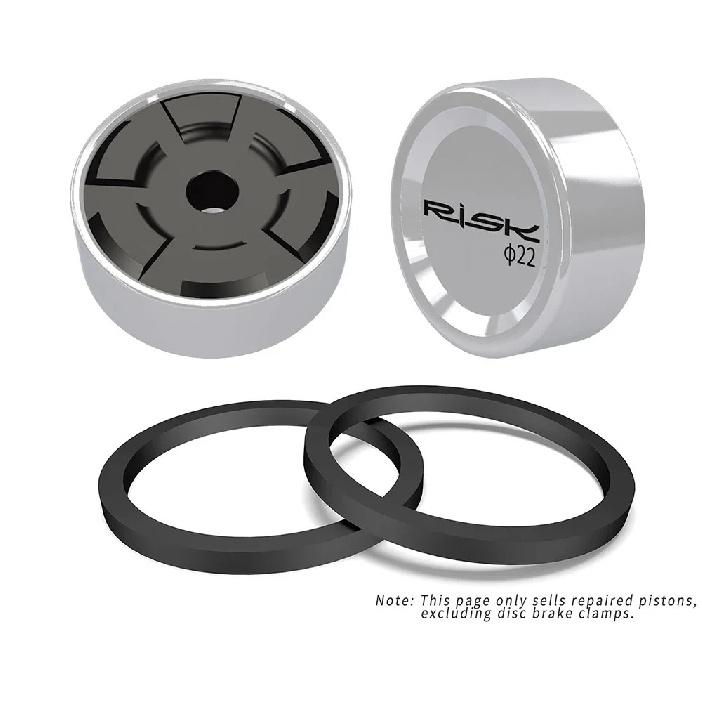Kit di Riparazione Pistoncino Pinza Freno Idraulico RISK per Shimano M7000 M7100 M8000 M8100 M9100 RS785, Kit Guarnizioni Freno a Disco a Olio MTB Strada