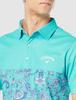 Callaway Polo Shirt Size M Men's (Waist-Shaped) / 241-1134531 / Golf, Turquoise,