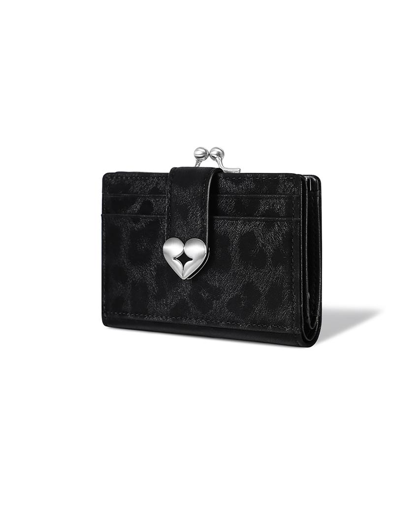 Fennec Hearty Frame Bridge Wallet - Leopard Black