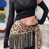 Sequin Jazz Dance Hip Scarf Y2K Cargo Pants Waist Band  Waist Accessories
