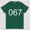 Number 067 Game Movie Cotton Summer Casual Cool Loose T-Shirt