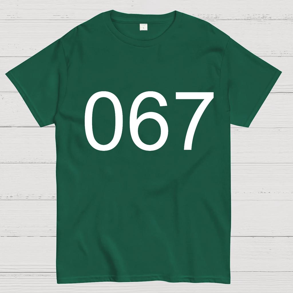 Number 067 Game Movie Cotton Summer Casual Cool Loose T-Shirt