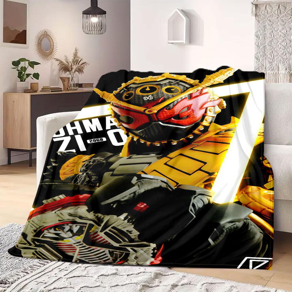 Showa Kamen Rider Flannel Blanket Warm,Comfortable,Suitable for Bedrooms,Sofas,Beds,Chairs,Picnics,Travel