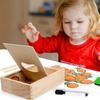 Nahrung Fütterung Simulation Fütterungsspiel Rollenspiel Holz Fütterungsspielzeug Rollenspiel Lebensmittel Set Kindergeschenk