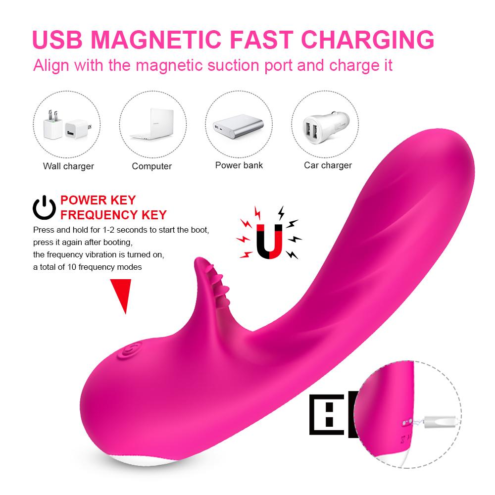 Rabbit Vibrator for Women Vagina Massager Clit Stimulator Female G Spot Dildo Vibrators Adult Sex Toy for Couples Masturbator 18
