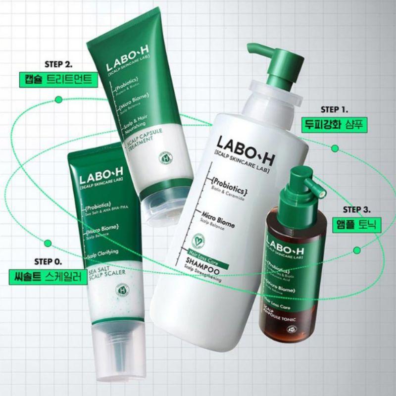 LABO-H Scalp Strengthening Clinic Scalp Scaler 208g – Deep Cleansing Scalp Exfoliator