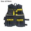 Thickned Electrician Tool Storage Vest Portable Multi Pocket Storage Bag Holder Waterproof Adjustable Strap Tool Storage Bag