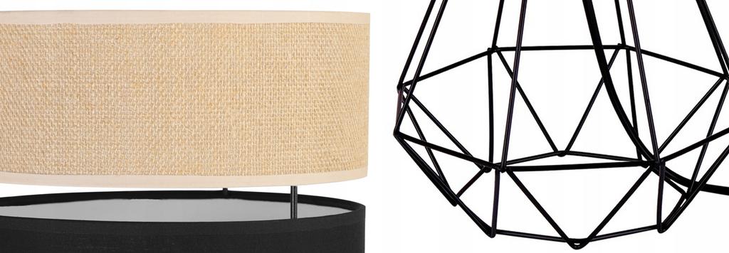TABLE LAMP JUTE LAMPSHADE 20 CM BLACK