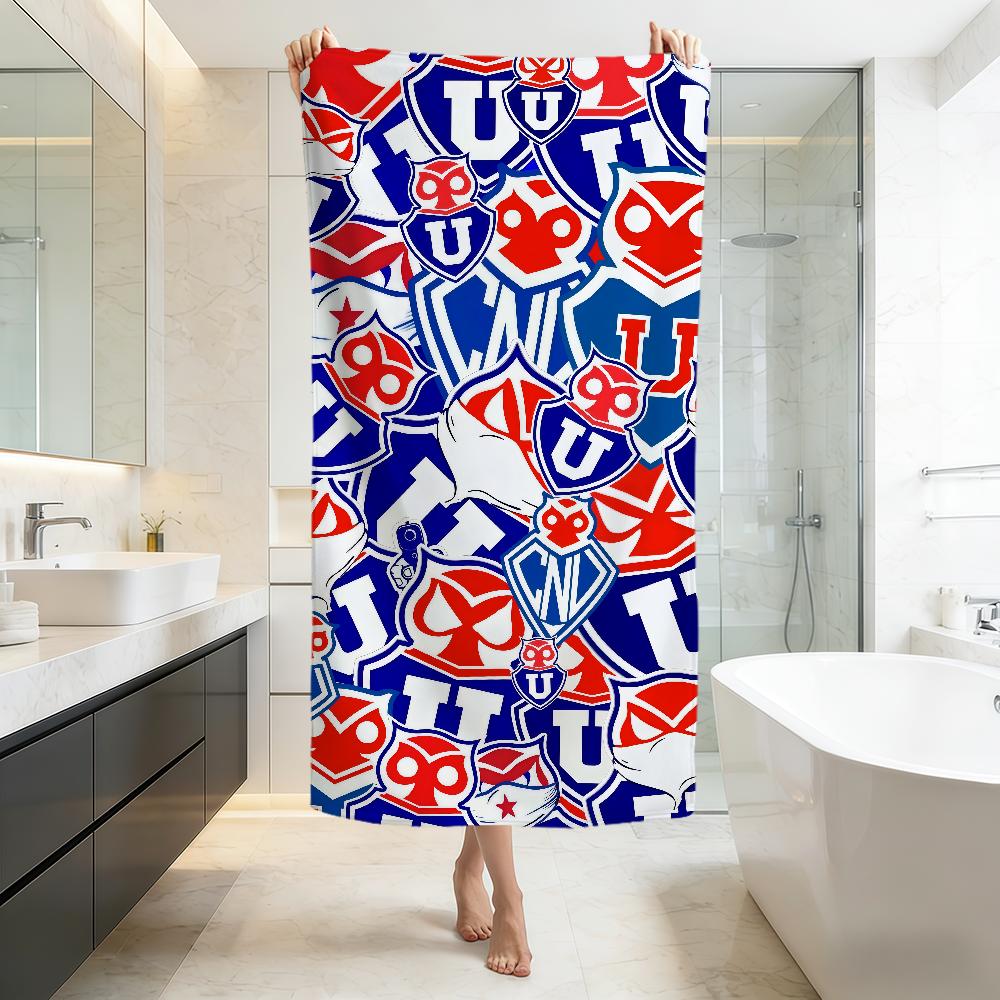 Mode art cool Club U-UniversidadS de C-ChileS doux Serviettes de Plage Voyage natation Piscine Serviette de Bain Salle de Sport Spa maison Décor Cadeau Vacances