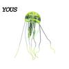 Decorative Jellyfish for Aquariums Aquarium Faux Jellyfish, Soft Silicone Fluorescent Realistic Floating Luminous Fish Tank Decor Saltwater Tanks