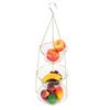 Multifunction 3 Tier Removable Hanging Fruit Baskets Vegetable Storage Organizer for Kitchen Garden