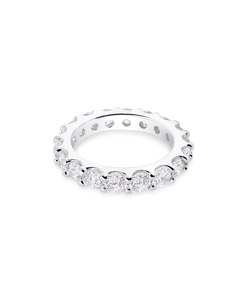 Raindrop Jewelry 4Mm Brilliant Eternity Ring [S925]