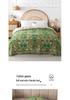 Double-Sided Green & White Wizard of Oz Pure Cotton Gauze Blanket Sofa Towel