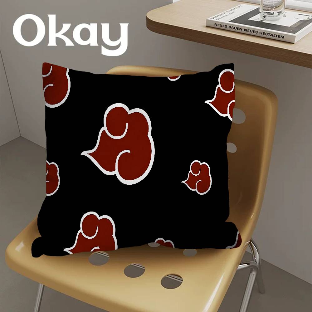 Anime N-Narutos-Japan Maple Design Cushion Cover Happy Autumn Harvest Decor Holiday Decorati Pillow Cover
