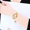 Yalalusi Gold Women Watch Luxury Diamond Quartz Wristwatch Fashion Milan Mesh Band Elegant Ladies Dress Watch Gift NEW