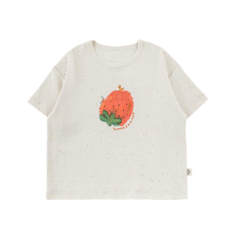 

Girls Fruit Print Drop Shoulder T-Shirt 130 cm
