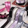DIY Bow Satin Fabric Ribbons Gift Box Bouquet Tape Ribbons Hair Accessories Dot Lace Ribbon  Gift