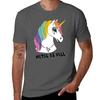 Metal Unicorn TShirt Running Gym Short Sleeve Sports Tee
