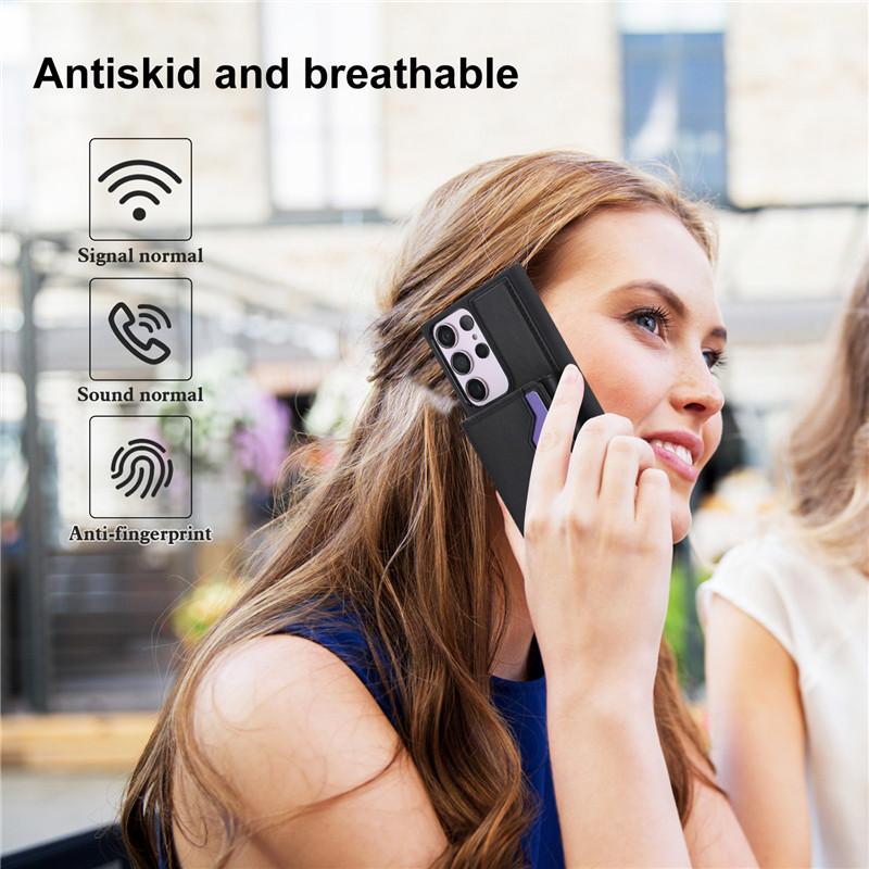 Magnetic Leather Wallet Card Phone Case for iPhone 15 14  Pro Max 13 Plus 12 11 for Samsung Galaxy S23 Ultra S22 A54 A14 A34 A53 A13 A52 Flip Cover