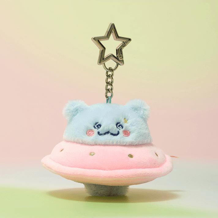 TREASURE TRUZ Planet Mini Plush Key Ring