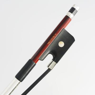 שיער סוס שחור גודל קשת קונטרבס דגם צרפתי טון פראי VINGOBOW 300BFB מקל עץ ברזילאי 3/4 70.5 ס"מ