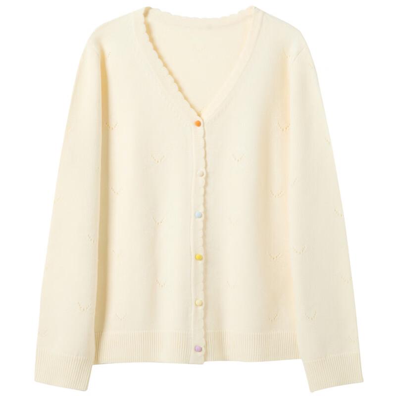 Sancai Women's V-Neck Long Sleeve Knit Cardigan