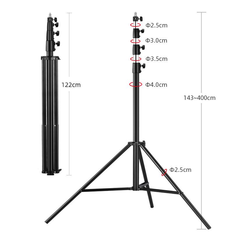 4M Thickened Spring Photography Lamp Tripod: Portable Studio Stand for Fill Light and Photo Support.