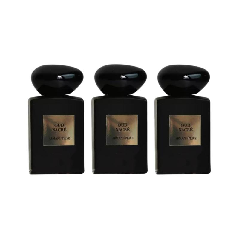 Armani Proben Größe Perlmutt Lidschatten Holz Parfüm Testgröße Haute Couture Reise Serie EDP Safran Oud Holzig Orientalischer Duft Blumiger Duft 7,5ml*3