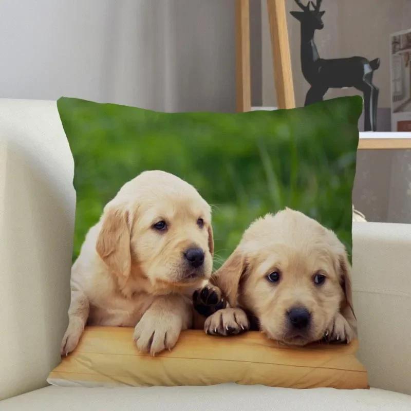 Golden Retriever Hund Kissenbezug Sofa Dekorative Kissenhülle Kissenbezug Heimdeko Großhandel