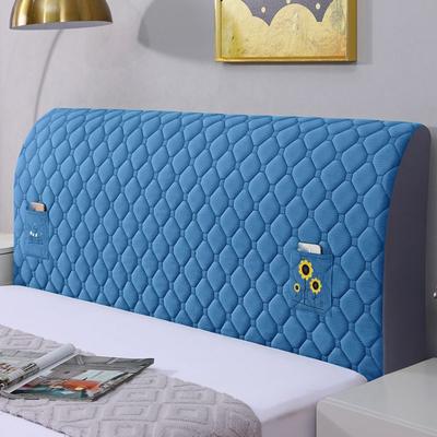 Anti-Collision Bedhead Cover All Inclusive Thickened Bed Head Slipcover Washable Dustproof Bedside Protector Bedroom