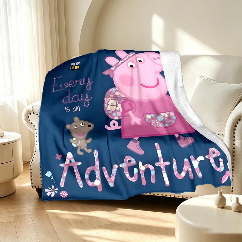 Cartoon animation Pattern Blanket for Home Decoration, Bed, Sofa, Car Travel, Camping, Suitable for All Seasons, Birthday Christmas Gift
