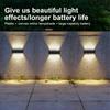 Solar Wall Lamp Outdoor Waterproof Upper And Lower Wall Lights Luminous Lighting Home Garden Courtyard Fence Decoration Light