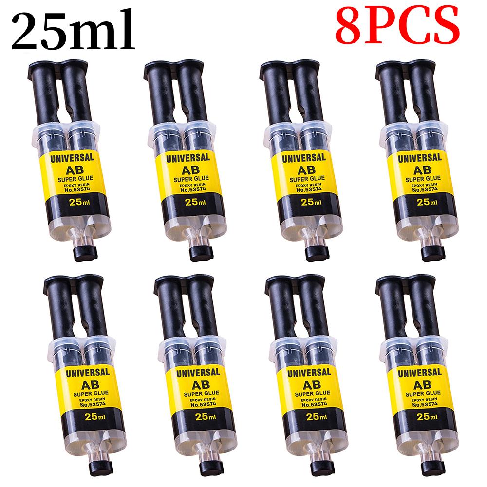 Universeller AB-Kleber Mehrstoff-Epoxidharzkleber 4/25ml Hochfest Wasserdicht Reparaturkleber Für Metall Kunststoff Holz Keramik