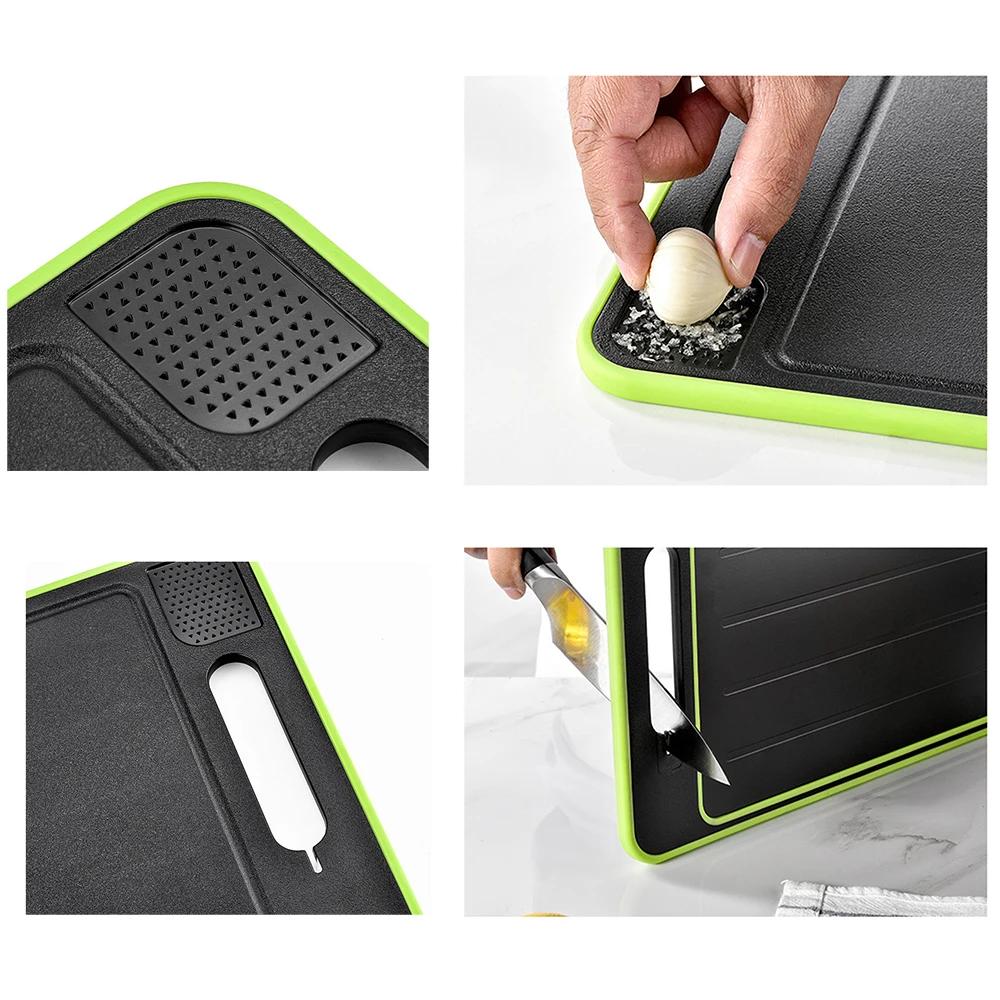 Ontdooiblad met Rasp, Slijper, Dubbelzijdig Snijplank Vriesvlees Vis Voedselblad Vleesgereedschap