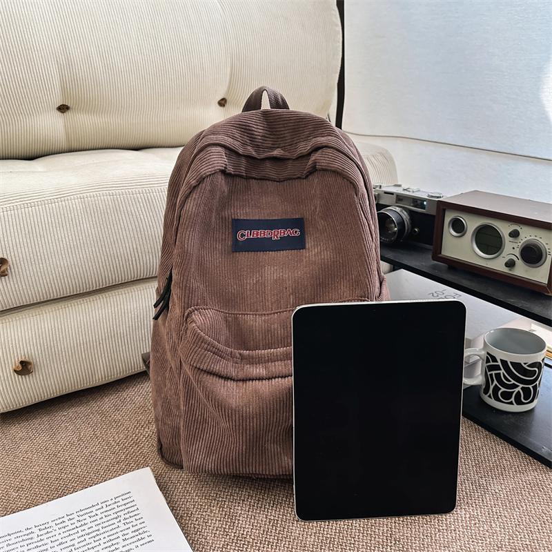 Cord-Rucksack Schülerrucksack Großer Rucksack