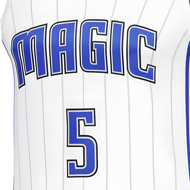 Nike Paolo Banchero Letter Casual V-Neck Pullover Basketball Jersey Fan Edition Orlando Magic 5 Unisex jersey White DN2089-105