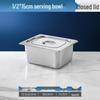 Stainless Steel Rectangular Food Portion Pan