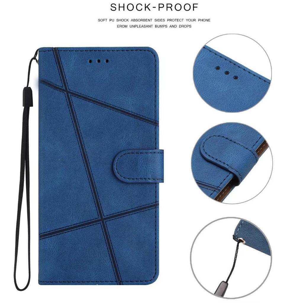 Applicable to iPhone16 Crazy Horse Pattern Leather Case 15Pro Solid Color Card Wallet Holder Case 14plus Stripe Scrub
