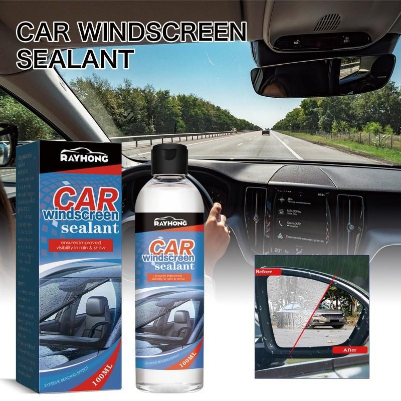 Rayhong Automotive Windshield Sealant Premium Windshield Cleaner Anti Fog And Water Resistant 100ml With Towel