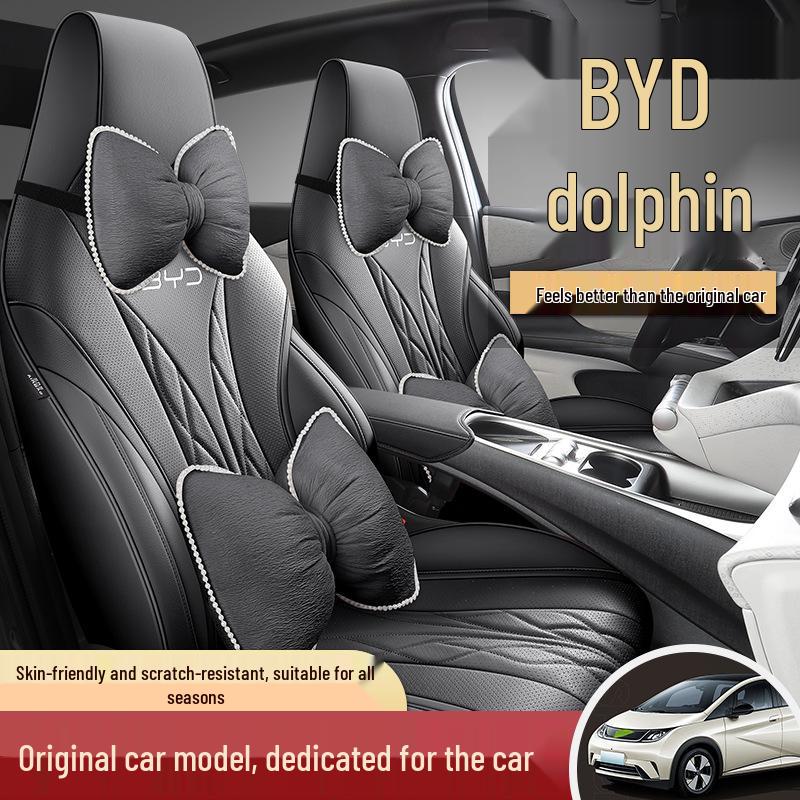BYD Dolphin All-Season Leather Seat Covers - Full Surround Universal Fit