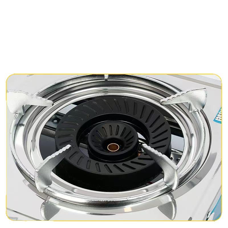 High-Power Stainless Steel Single Burner Gas Cooktop for Natural and Liquefied Gas